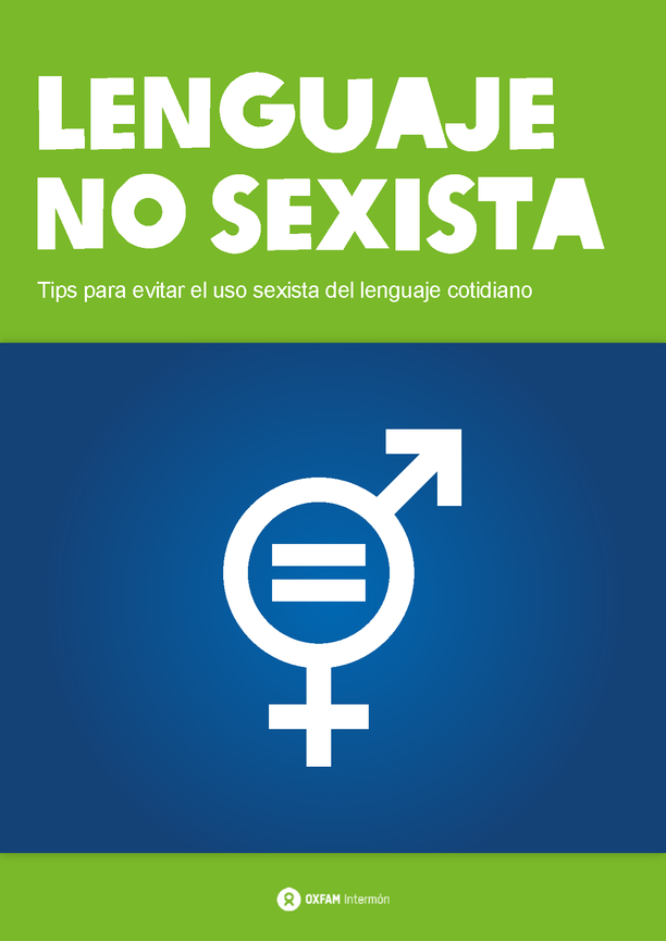 Lenguaje no sexista