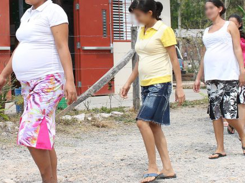 Embarazos en niñas de 10 a 14 años con aumento de 76.16 % en la pandemia-El Salvador