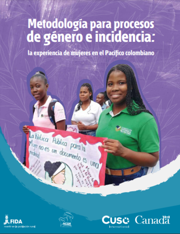 Metodología para procesos de Género e Incidencia: la experiencia de mujeres en el Pacífico colombiano